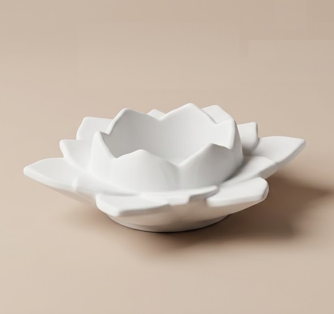LITVARIA Sunburst Lotus Tealight Holder (Single)